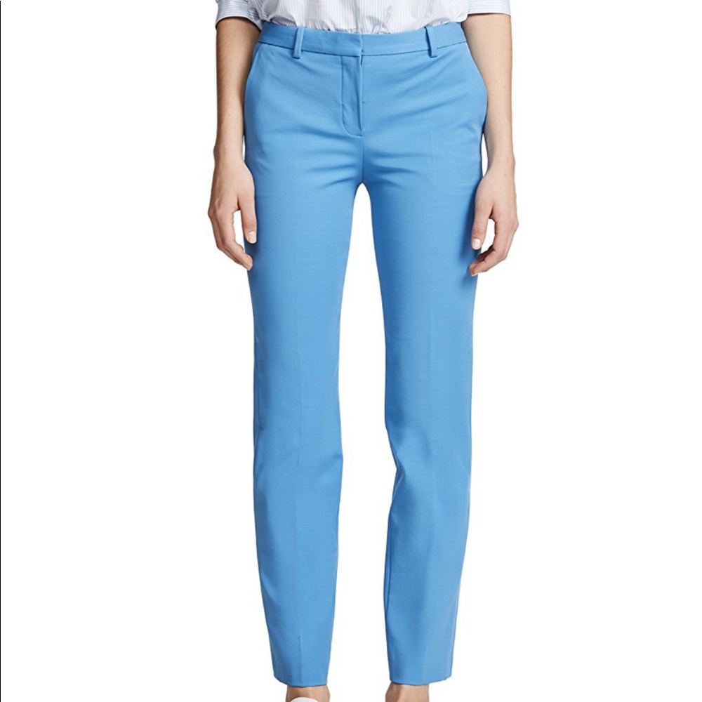 Theory Tailored Trousers in Lapis Blue Size 0